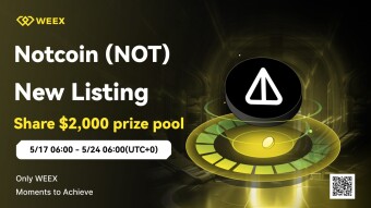 New WEEX Listing: NOT/USDT — Grab a Share of the 2,000 USDT Prize Pool!