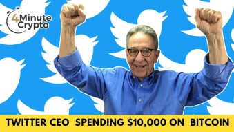 Twitter CEO Spending $10,000 a Week on Bitcoin