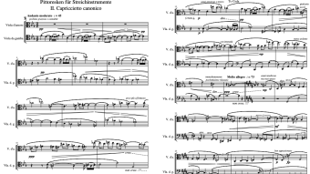 Pittoresken für Streichinstrumente: II. Capricietto canonico [Philip Daniel; 2020]