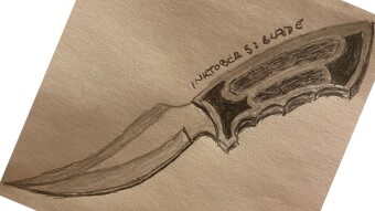 Inktober Day 5: Blade