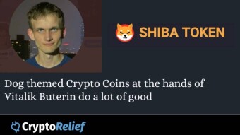 Dog themed Crypto Coins at the hands of Vitalik Buterin do a lot of good
