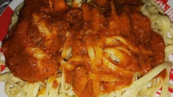 Foodbook #499 Tomato Beef Stew with pasta