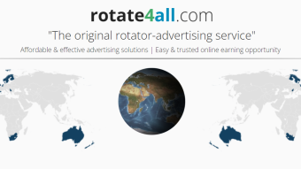 Rotate4All: Make Money Online, Simple.   |  288K+ Users Earn $218K   |   Proven Online Money-Maker |   Get Paid to Promote & Surf