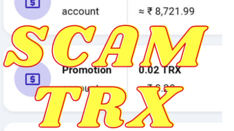 TRX SCAM!!!