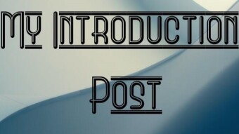 This has been due for some time! My introduction post!