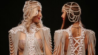 Luxurious costumes from the Luxor show