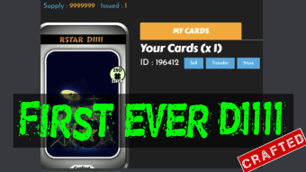 First Ever D1111 Crafted!
