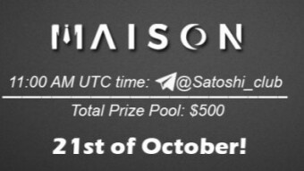 Maison Capital x Satoshi Club AMA Recap from 21st of October