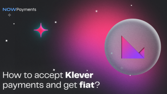 How to accept Klever crypto and get fiat?