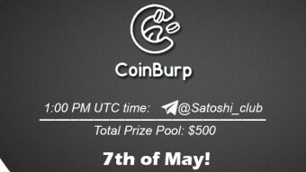 Join the AMA of Satoshi Club x CoinBurp. Rewards: 500 USDT, May 7th.