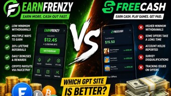 EarnFrenzy vs Freecash (2026): Which GPT Site Is Better for Earning Crypto?