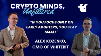 Alex Kozenko, CMO of WhiteBIT: “If You Focus Only on Early Adopters, You Stay Small”