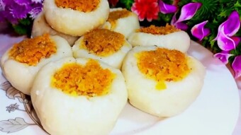 Vídeo de la receta de coco Raj Dulali Pitha