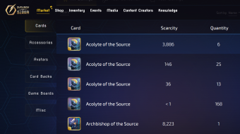 Scrap token of Marketplace released in Synergy of Serra