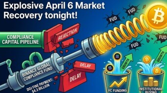 Binance officially Pays the $4.3 Billion DOJ Fine and just Triggered an Explosive April 6 Market Recovery