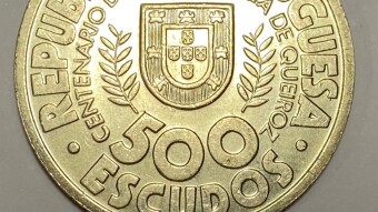 #1 Coins around the world ( centenary of death Eça de Queiroz "Portugal") 500$