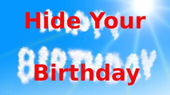 Hide Your Birthday