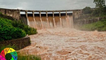 Flood in River Sawan