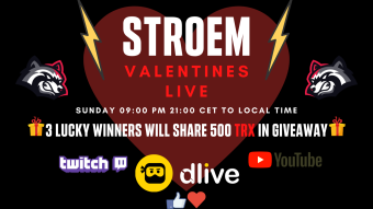 Valentines Live stream with 500 TRX Giveaway