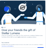 Coinbase Earn - get $50 in XLM - reposting