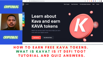 CryptoUlog - How To Earn Free KAVA Tokens. What Is Kava? Tutorial And Quiz Answers.