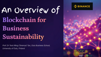 An Overview of the "Blockchain for Business Sustainability" Course