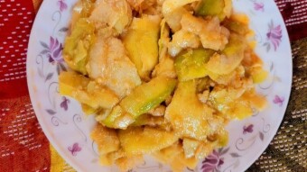 Estamos haciendo un video con la receta de maka de mezcla de guayaba.