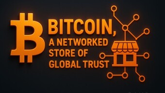 Bitcoin, a Networked Store of Global Trust