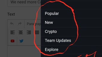 We need more Categories in the Sandwich Menu