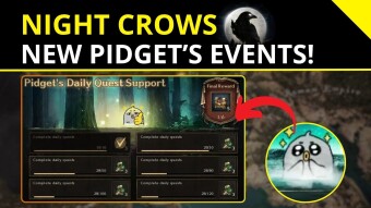 Night Crows 🌒| 7x New Pidget’s Events - Lot’s of Different Rewards!