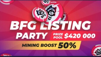 The listing of the Betfury BFG native token is imminent! ($420.000 prize pool)