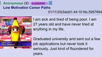 Low-Motivation Career Paths | 4chan greentext