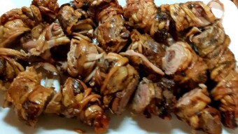 Foodbook #1152 Greek traditional kokoretsi