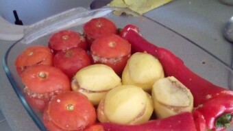 Foodbook #463 Greek Stuffed Vegetables - Gemista