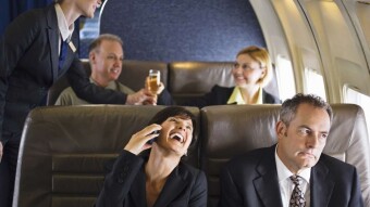 Why passengers cannot use mobile phones on planes