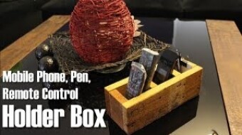 DIY - Mobile Phone, Pen, Remote Control Holder Box
