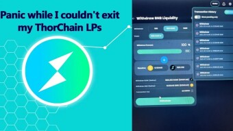 Panic while I couldn't exit my ThorChain LPs