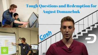 Tough Questions and Redemption for August Domanchuk