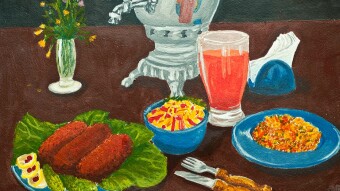 Stil life in dutch style (acrylic painting)