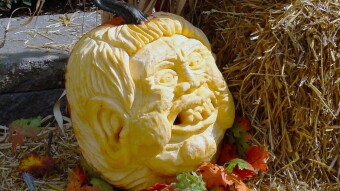 Rotting Pumpkin Sestina by Sly Fawkes