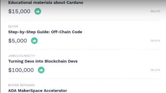 Project Catalyst - Cardano DAO - Video of Voting in Fund5 in the mobile app