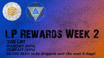 CAIT LP REWARDS Update! 2 New Airdrops! BLUx & CAIT-G