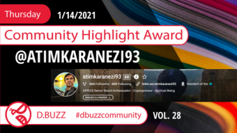 D.Buzz Community Highlight: @atimkaranezi93