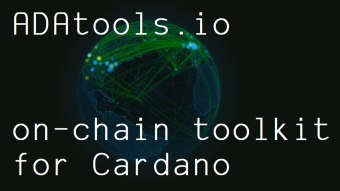 ADAtools.io - Cardano on-chain Toolkit with live Network Hologram!