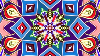 Colorful Mandela "nft art