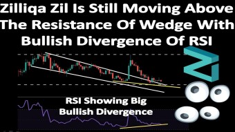 Zilliqa Zil Is Still Moving Above The Resistance Of Wedge With Bullish Divergence Of RSI