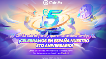 ¡Olé por CoinEx! Únete ven y celebra con nosotros en la fiesta offline por el 5.º aniversario en España