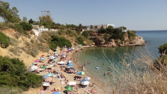Greece - Around Athens - Agios Dimitrios - Beaches: Altheas Beach.