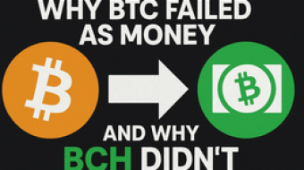 Why BTC Failed as Money — And Why BCH Didn’t