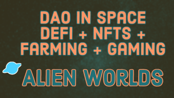 Farming NFTs and Tokens in Alien Worlds on WAX Blockchain - Beginner Tutorial
